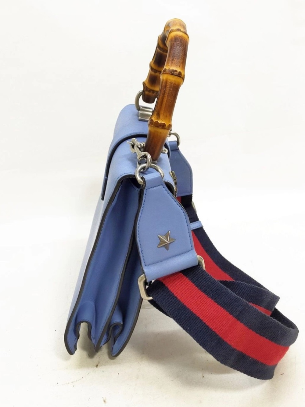 Gucci Dragonfly Floral Crystal Embroidered Bamboo Top Handle Dionysus Bag - Picture 3 of 6